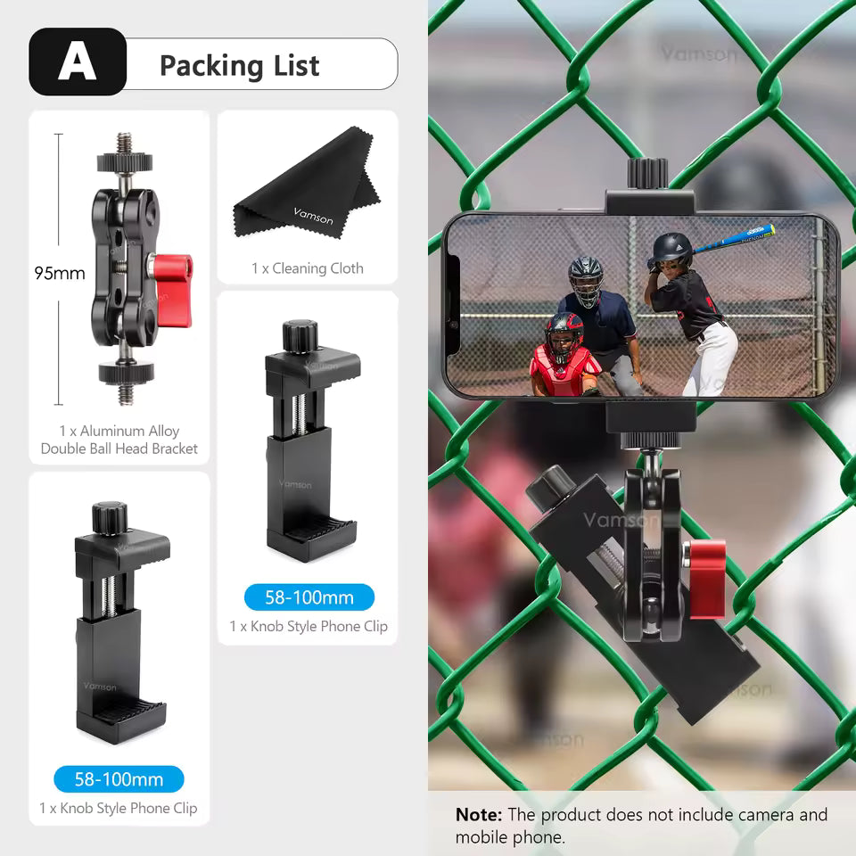 Streaming Camera Fence Mount
