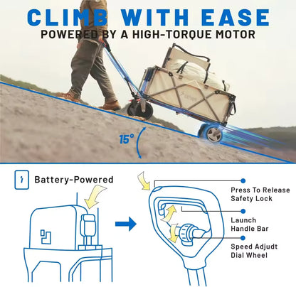 Boujee Electric Assist Wagon