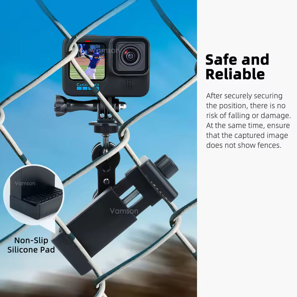 Streaming Camera Fence Mount