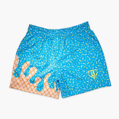 Blue Ice Cream Shorts
