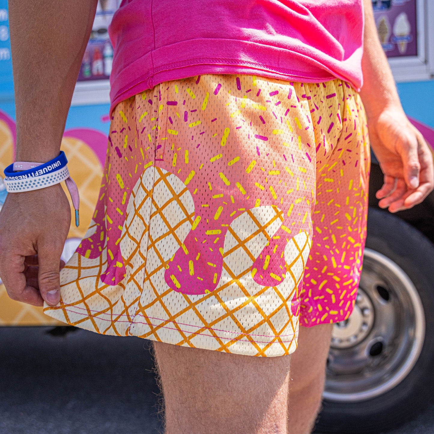 Tequila Sunrise Ice Cream Shorts