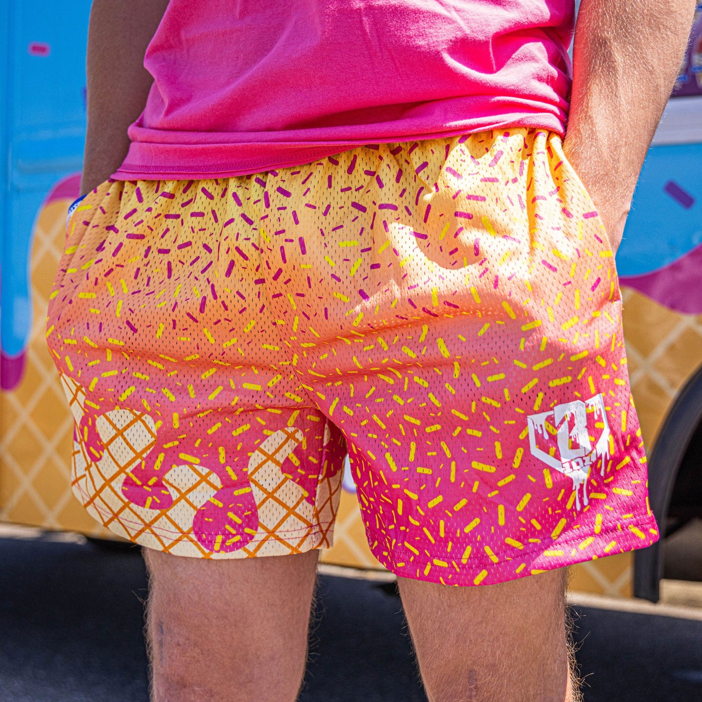 Tequila Sunrise Ice Cream Shorts