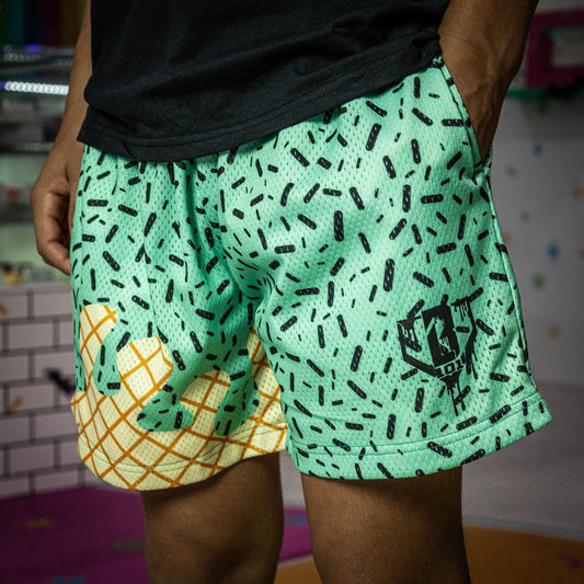 Mint Ice cream Shorts