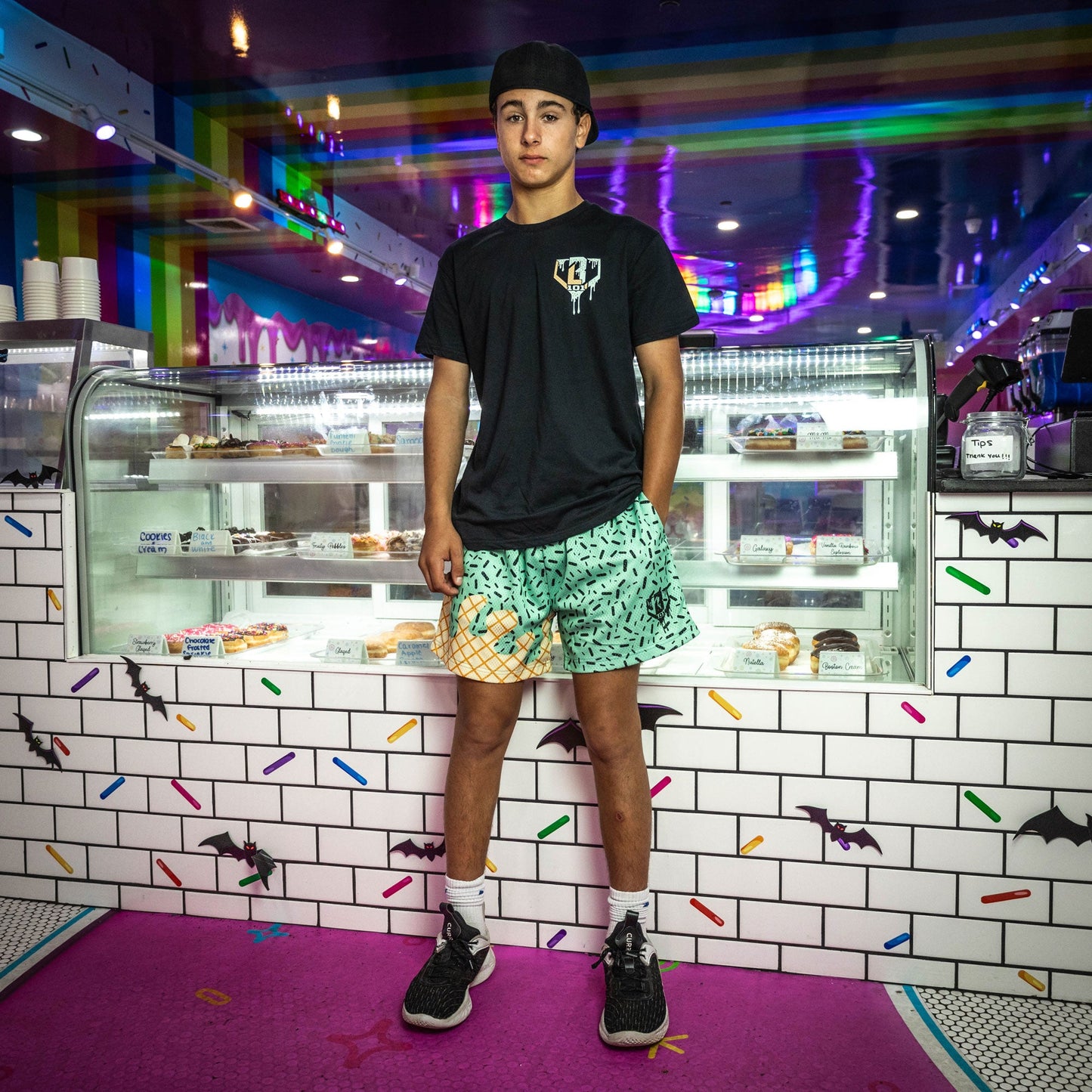 Mint Ice cream Shorts